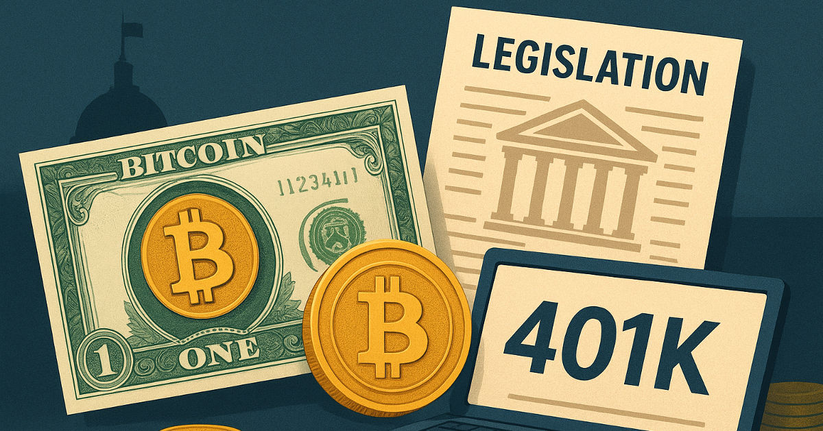 New GOP Bill Wants to Solidify Trump’s Bitcoin-Friendly 401(k) Order