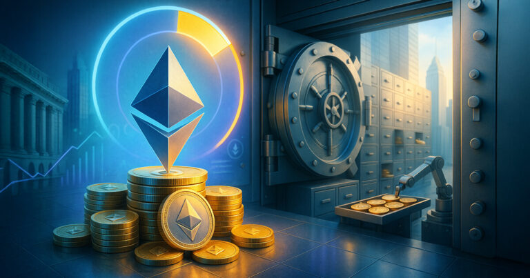 10% of Ethereum now locked in ETFs and treasuries – does ETH supply squeeze follow?