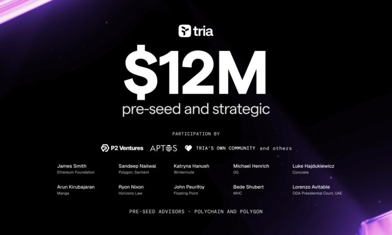 Tria Raises $12M to Be the Leading Self-Custodial Neobank and Payments Infrastructure for Humans and AI