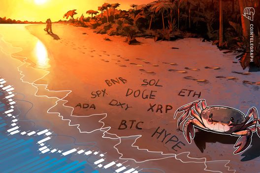 Price predictions 11/3: SPX, DXY, BTC, ETH, XRP, BNB, SOL, DOGE, ADA, HYPE