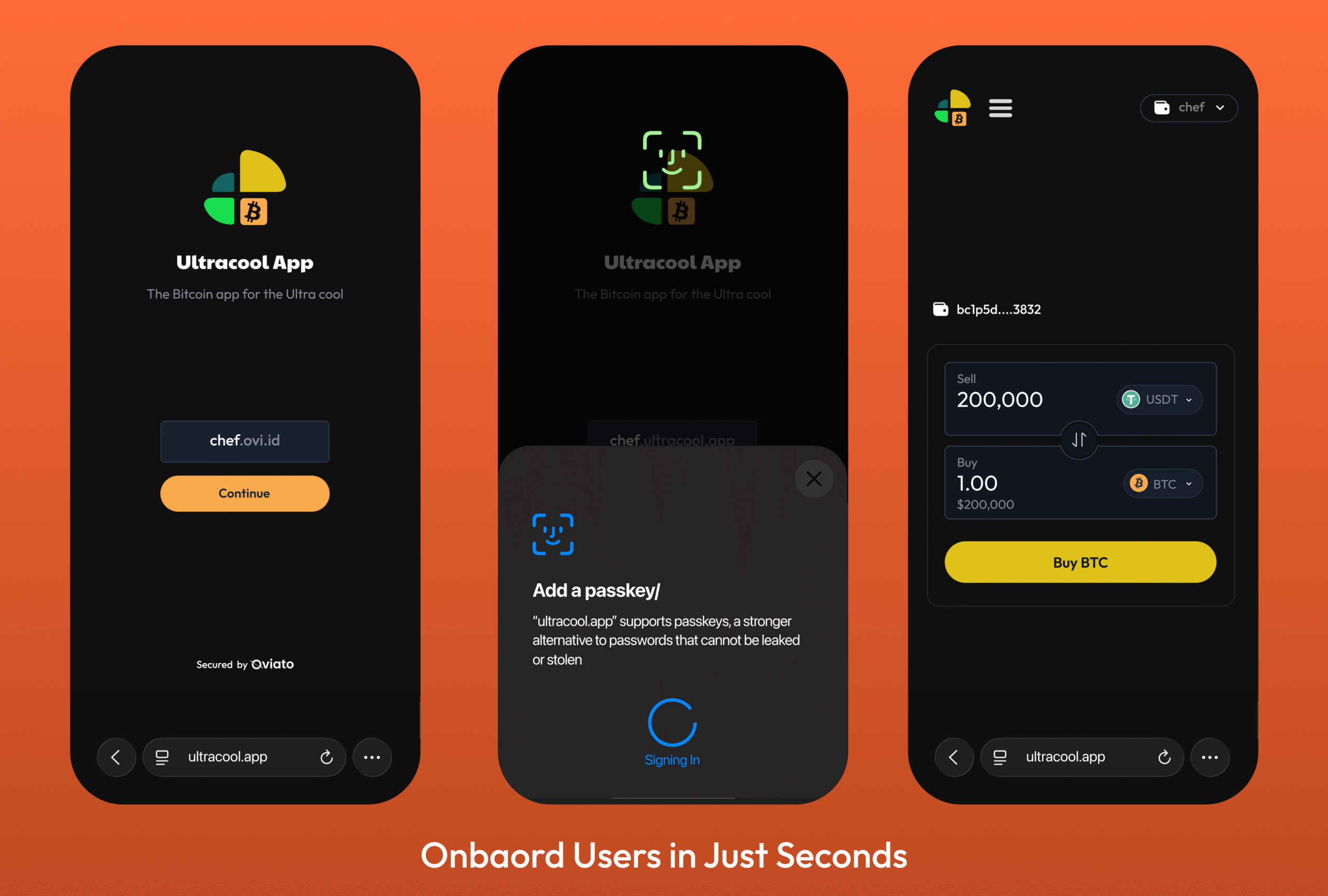 Oviato Launches Passkey Native Bitcoin Wallet SDK at Bitcoin Amsterdam