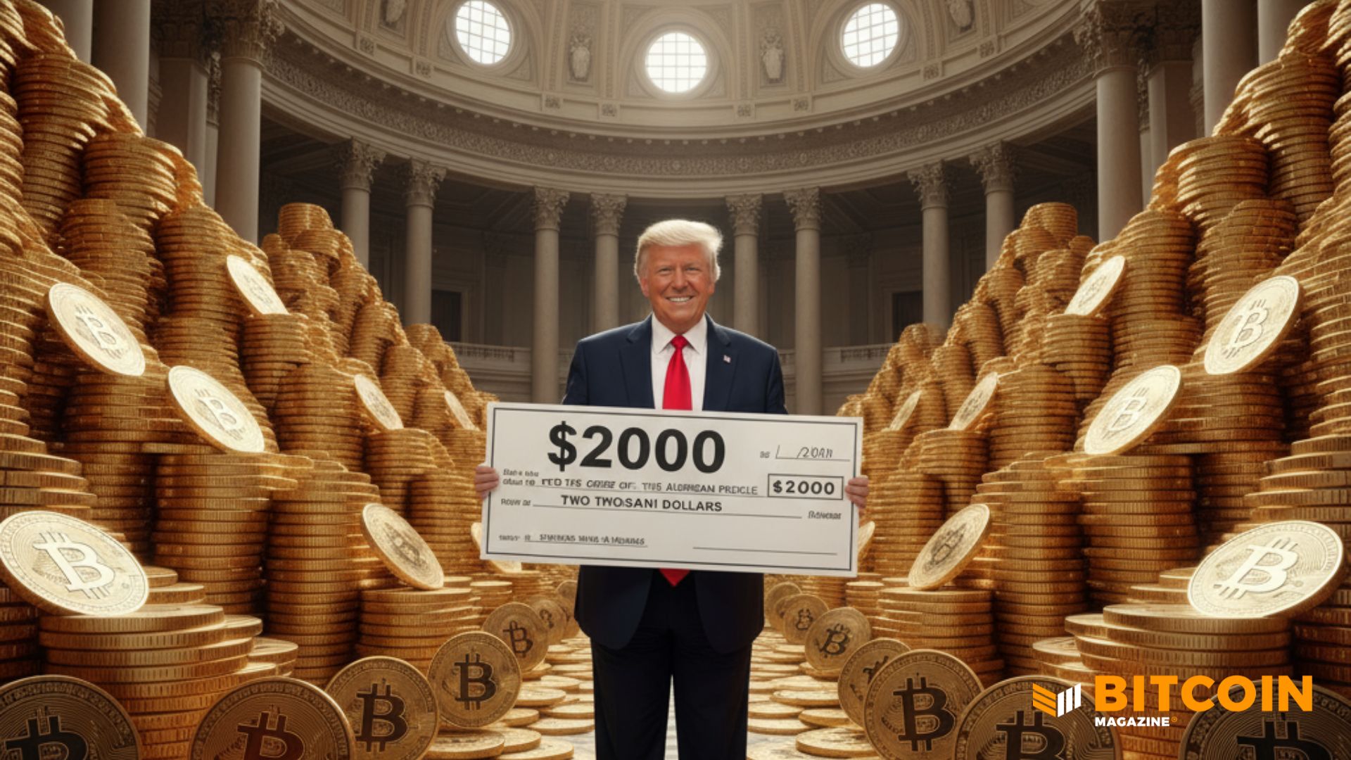 Trump Floats $2,000 Tariff Checks for Americans — 2020 Stimulus in Bitcoin Would Now Be Worth $18,900