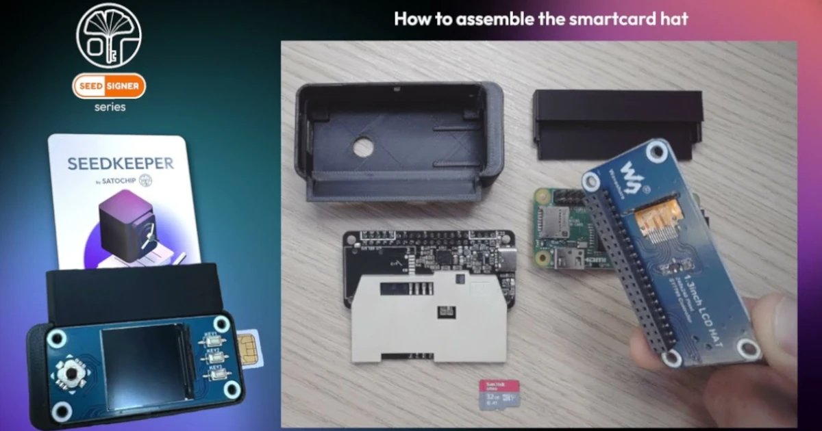 Build Your Own Hardware Wallet? Seedsigner + Satochip Combo is Nuts