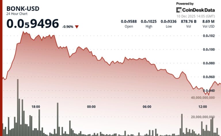 BONK Slips as Governance Vote Nears, Testing Key Technical Support