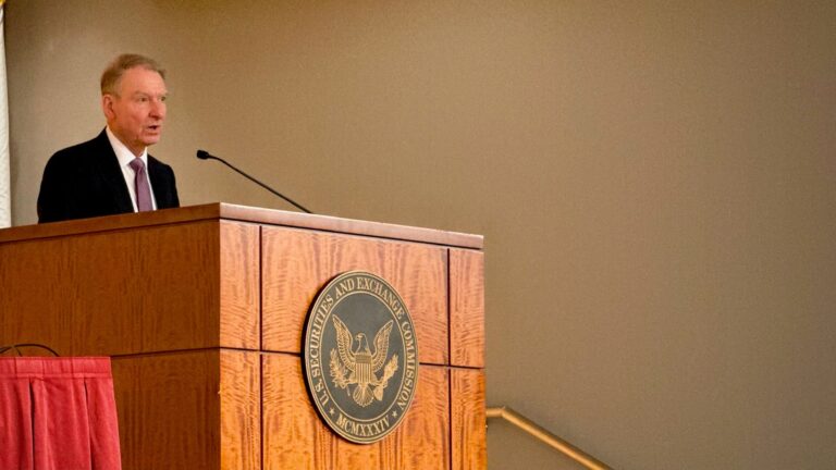 U.S. SEC chief warns watchdogs need to be limited in tapping crypto's power to snoop