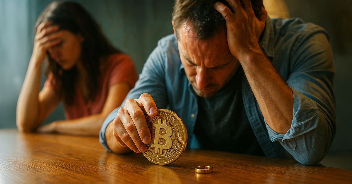 Bitcoin is now the ultimate “divorce loophole” because courts physically cannot seize the keys