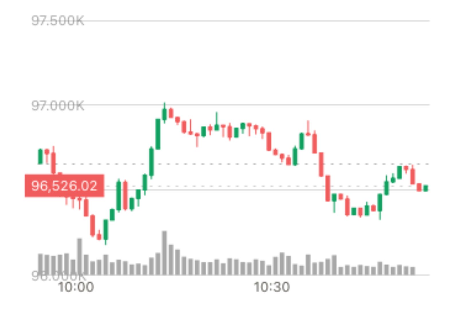 Bitcoin rallies past $97,000 as investors seek haven assets