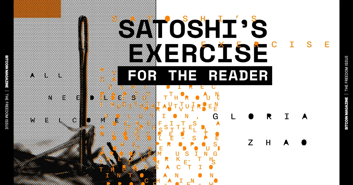 Satoshi’s Exercise for the Reader
