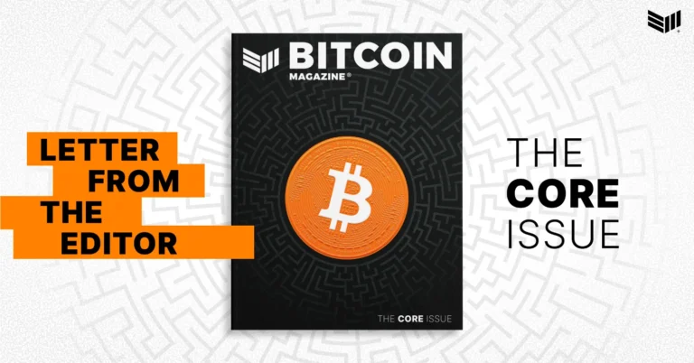 The Core Issue: Letter From The Editor