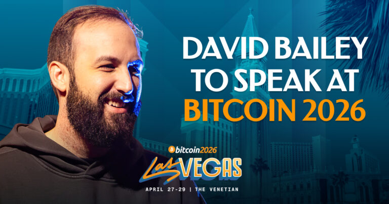 David Bailey Confirmed As A Bitcoin 2026 Speaker