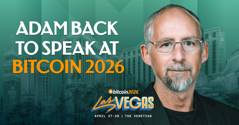 Adam Back Confirmed As A Bitcoin 2026 Speaker