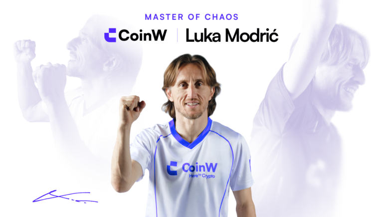 CoinW Partners with Luka Modrić as Global Brand Ambassador