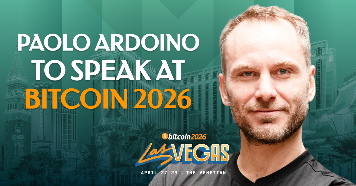 Paolo Ardoino Confirmed as a Bitcoin 2026 Speaker