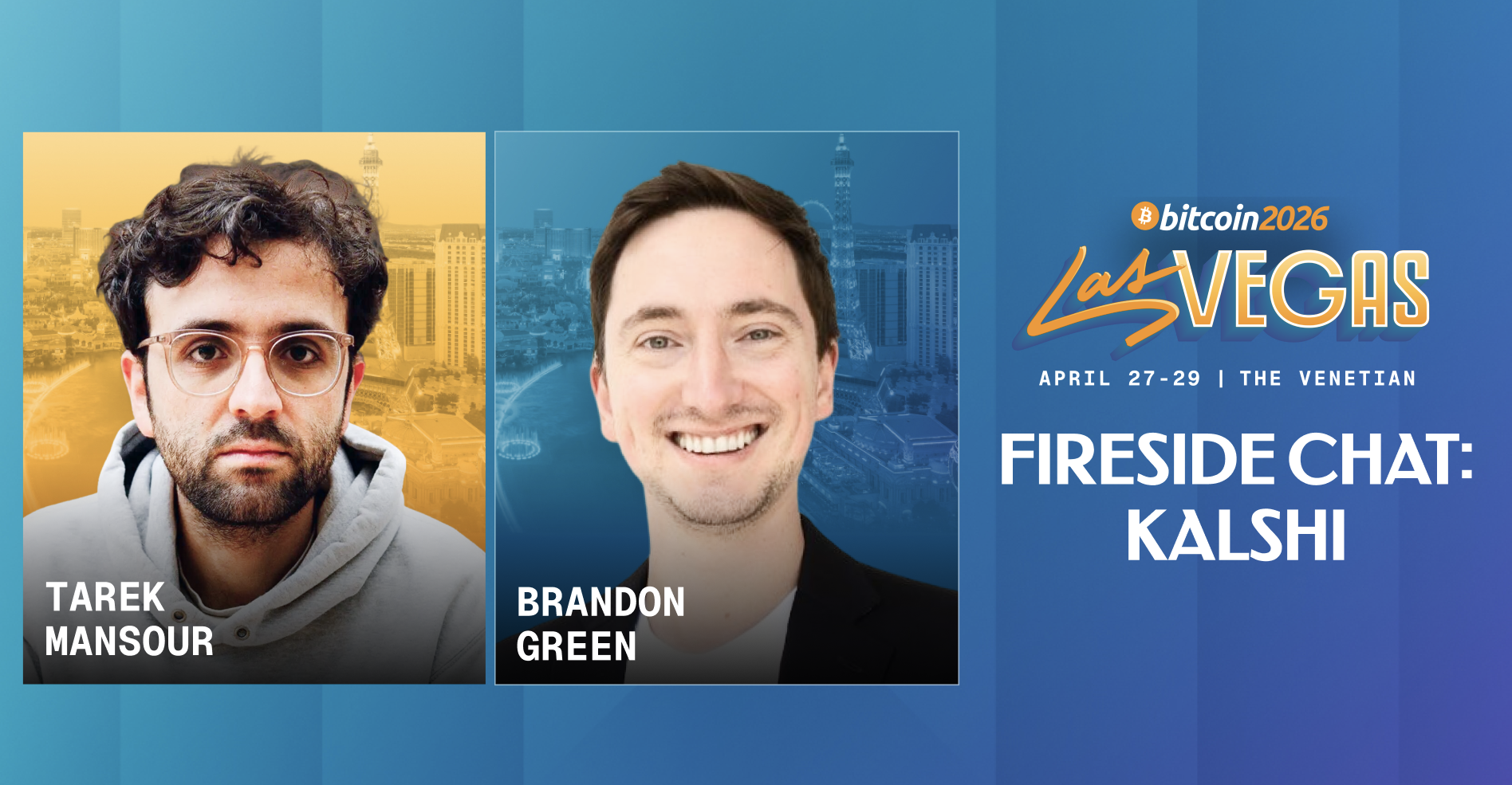 Kalshi CEO Tarek Mansour To Speak at Bitcoin 2026 Conference on Prediction Markets and BTC