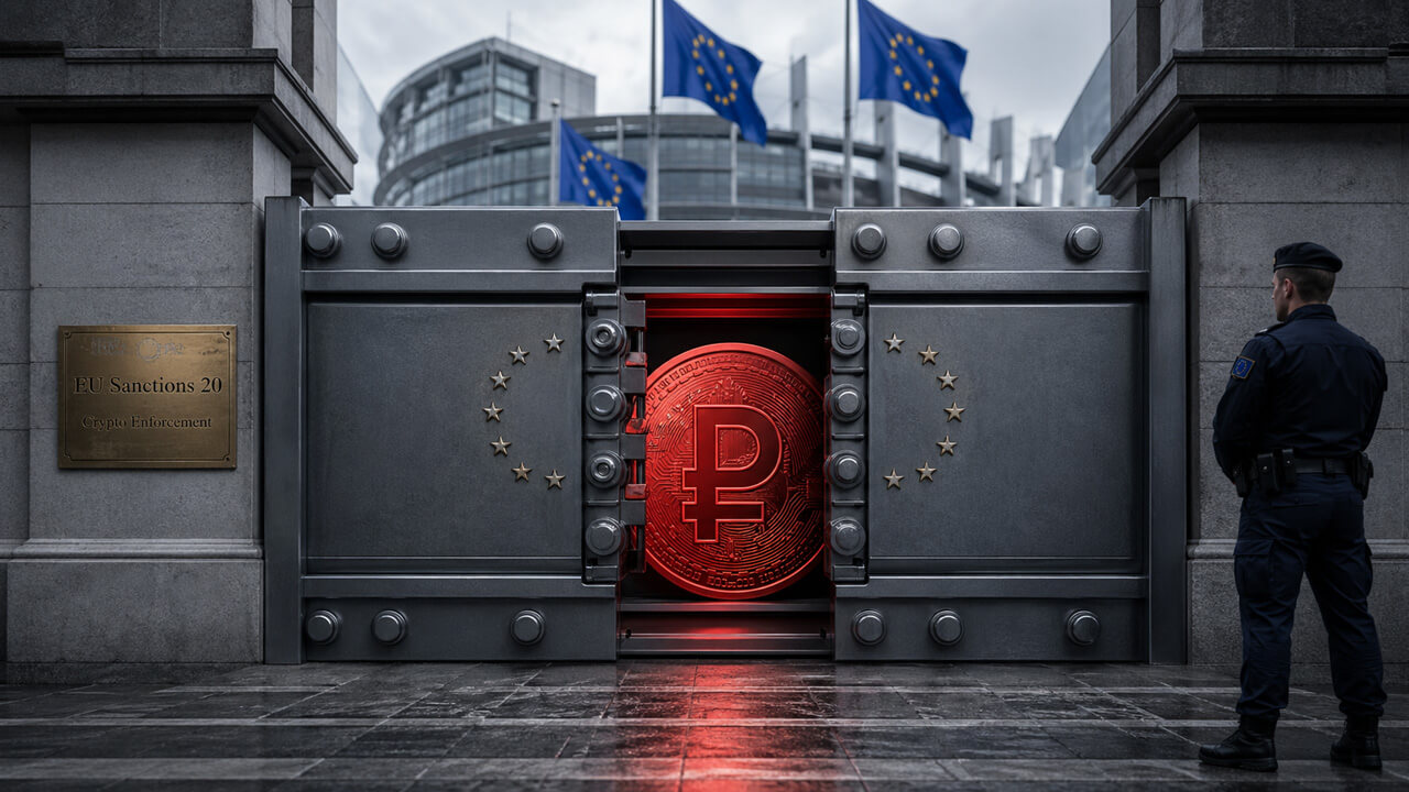 EU sanctions Russian crypto usage for 20th time adding bans on digital rubles and anyone using Russian crypto services