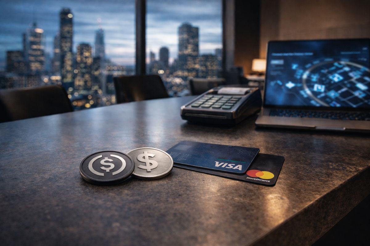 Crypto projected to move $719 trillion through global payments with Visa, Mastercard aggressive stance