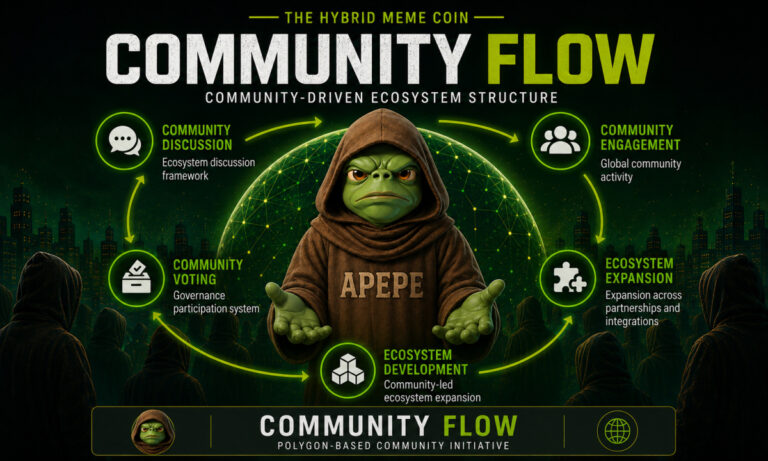 Ape and Pepe (APEPE) Announces Ecosystem Expansion Through the Launch of Community FLOW