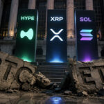 Bitcoin and Ethereum ETF outflows expose rotation into HYPE, XRP and Solana