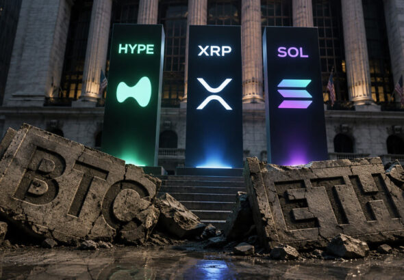 Bitcoin and Ethereum ETF outflows expose rotation into HYPE, XRP and Solana