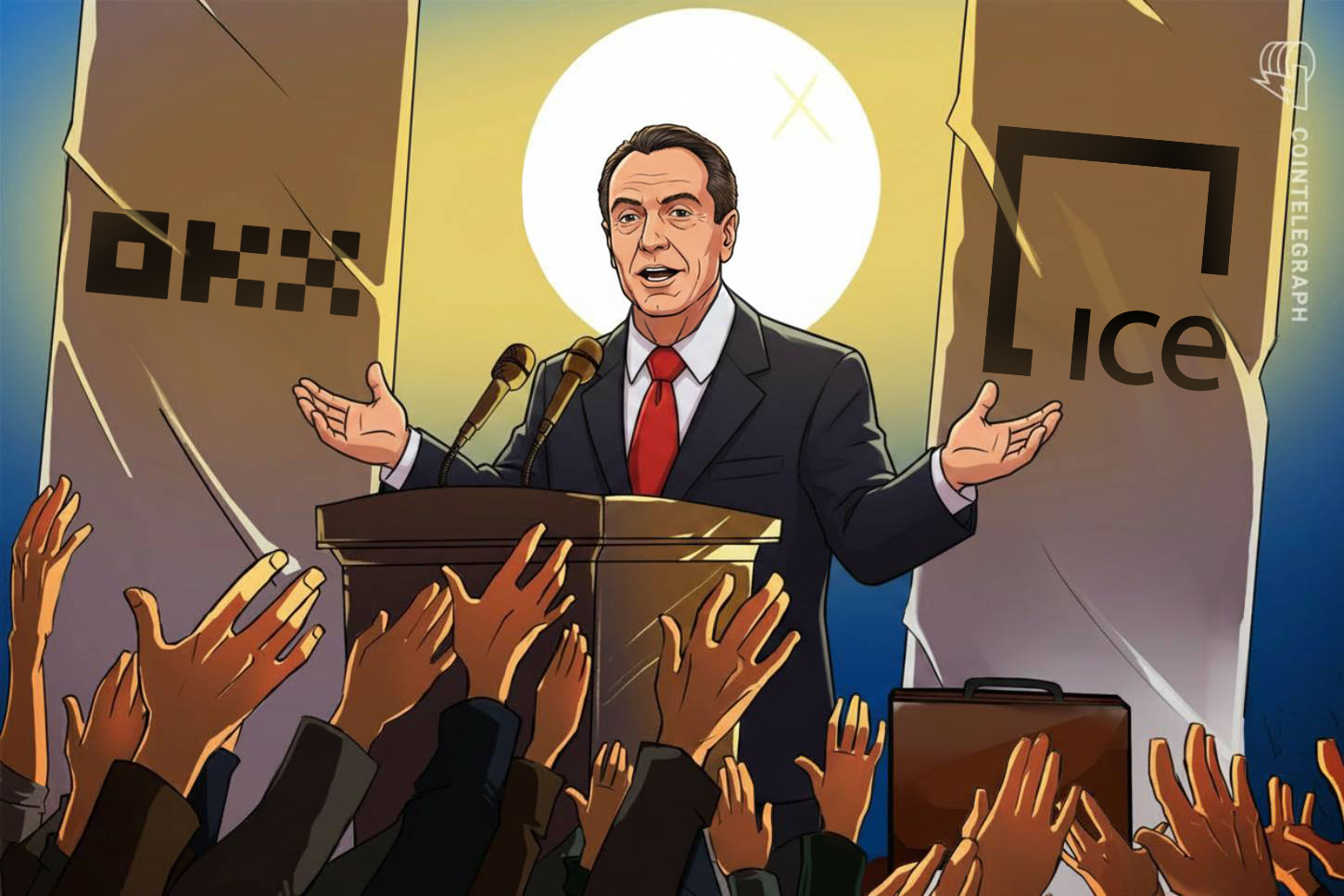 Andrew Cuomo to lead joint TradFi-crypto venture between OKX and Intercontinental Exchange
