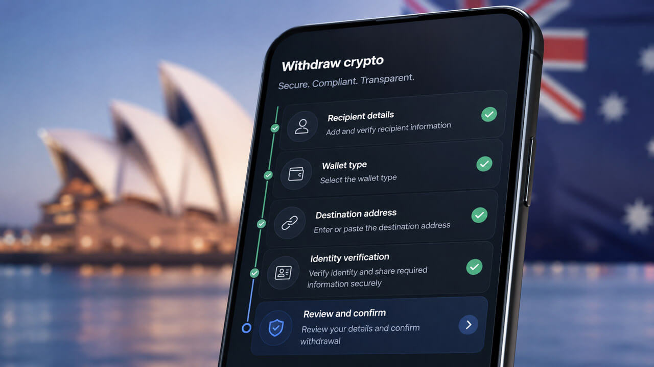 Australia’s new crypto transfer rules to make exchange withdrawals pass through identity checks