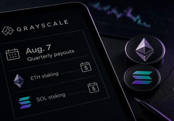 Grayscale is setting up a quarterly cash showdown between Ethereum and Solana staking