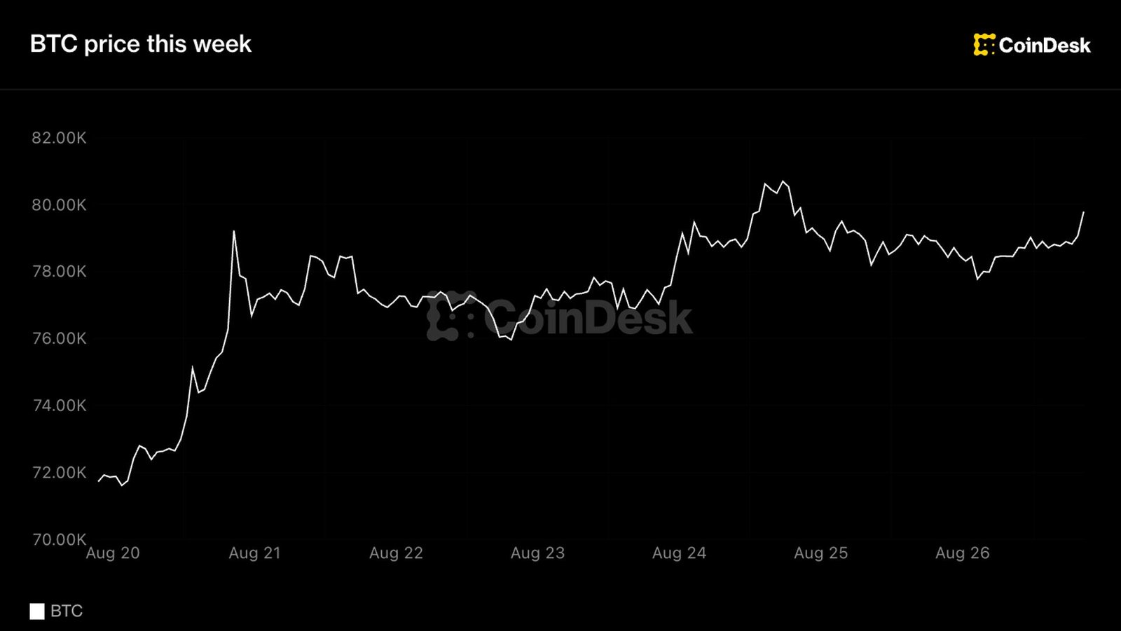 Bitcoin steadies above $79,000 as ETF inflows hit longest streak since April