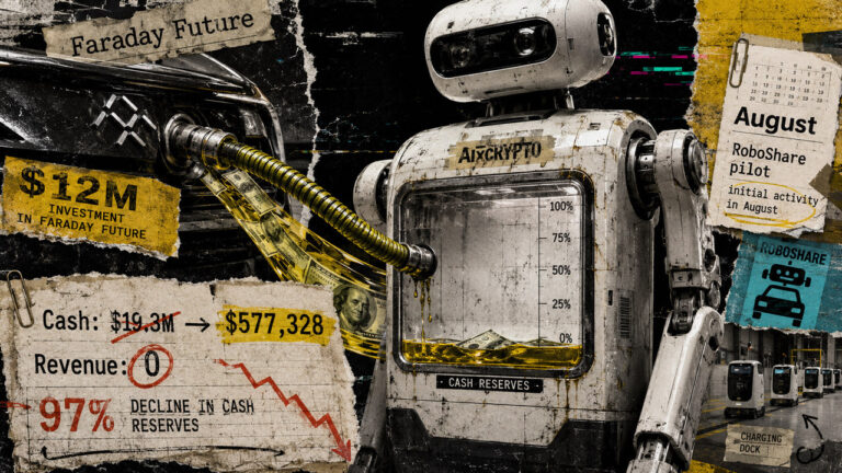A pre-revenue AI crypto startup funneled $12 million into EV as bad crypto trades erased 97% of cash in six months