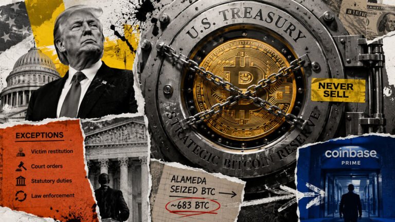 How one small BTC transfer exposed the fine print behind Trump’s ‘never sell’ strategic Bitcoin reserve