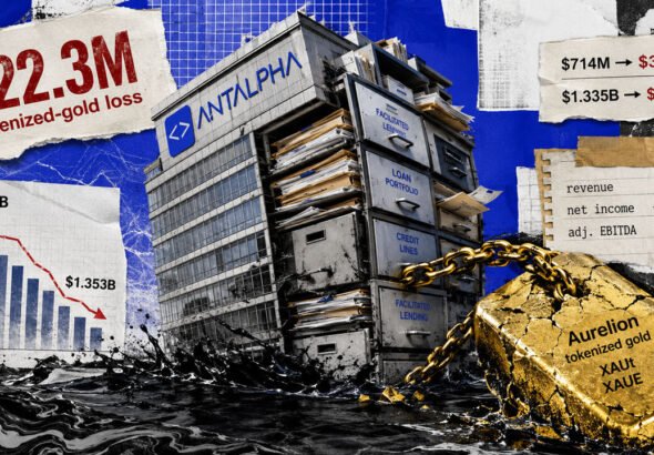 Tether-backed Antalpha’s loan TVL declined $696 million as its gold bet returned a $22 million loss