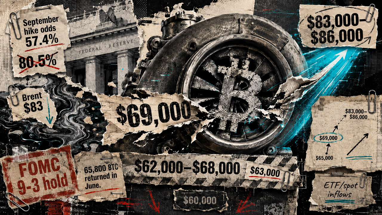 Bitcoin price breaking out toward $69,000 now opens a turbo path toward $84,000