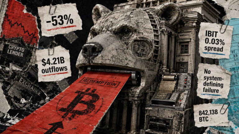 Bitcoin’s first institutional bear market is starting to take shape and draining liquidity