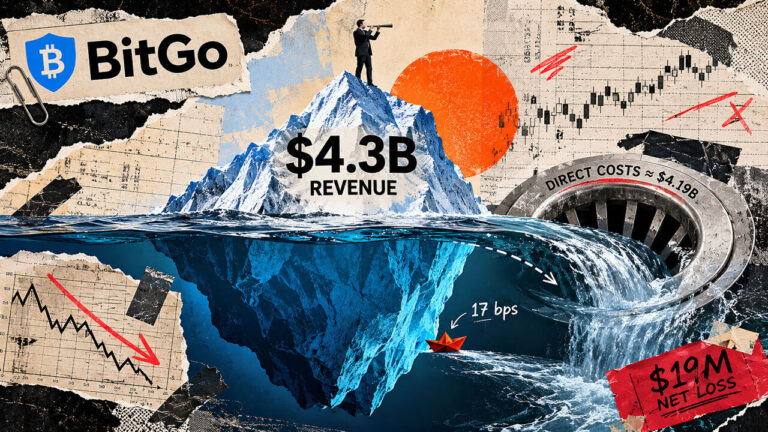 BitGo made $4.3 billion in revenue last quarter, but direct costs swallowed 99.8% of it