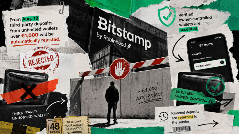 Why accepting crypto payments over €1,000 on Bitstamp can reportedly freeze your assets starting tomorrow