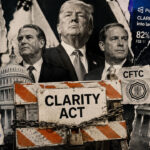Trump to meet Coinbase, Ripple and crypto leaders as CLARITY Act odds collapse to 10%