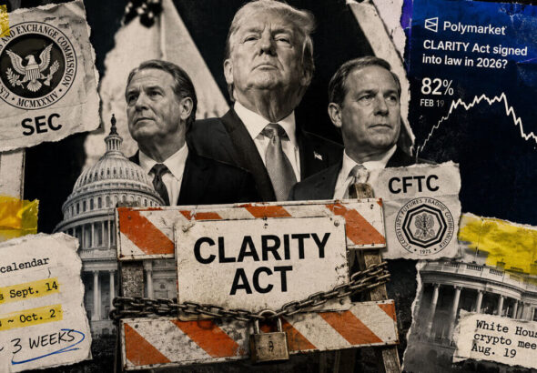 Trump to meet Coinbase, Ripple and crypto leaders as CLARITY Act odds collapse to 10%