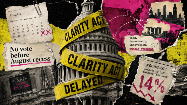 Senate abandons August CLARITY Act vote – leaving 14 ‘work days’ until midterm election season kills it