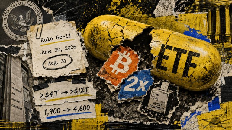 The SEC is reviewing automatic filing pathways after exotic crypto and event-linked ETF proposals flooded the market