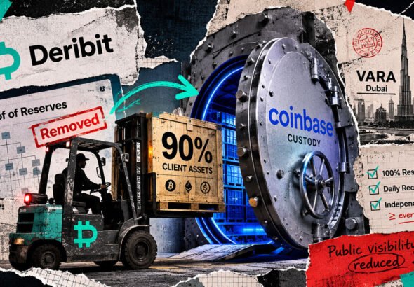 Deribit moved 90% of client assets to Coinbase, then killed its daily proof-of-reserves check