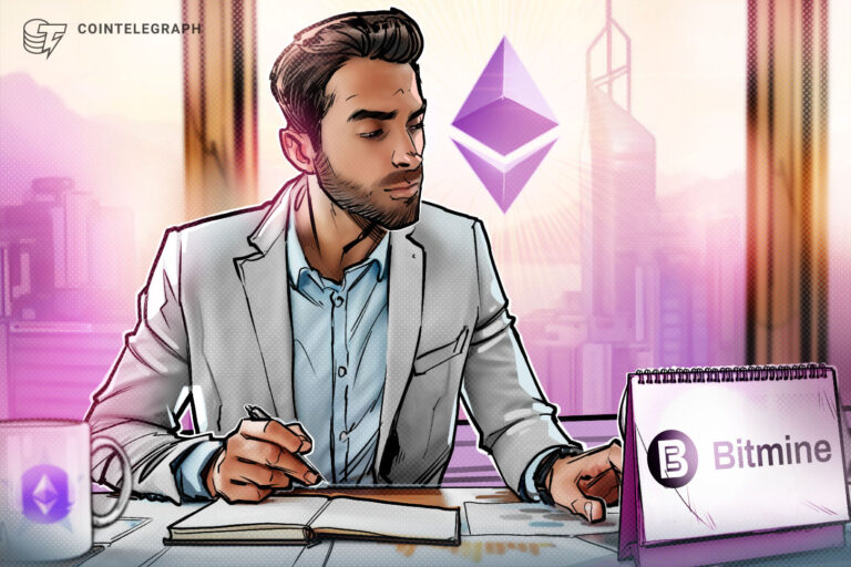 Bitmine nears 5% of Ethereum supply despite $8.4B in unrealized losses