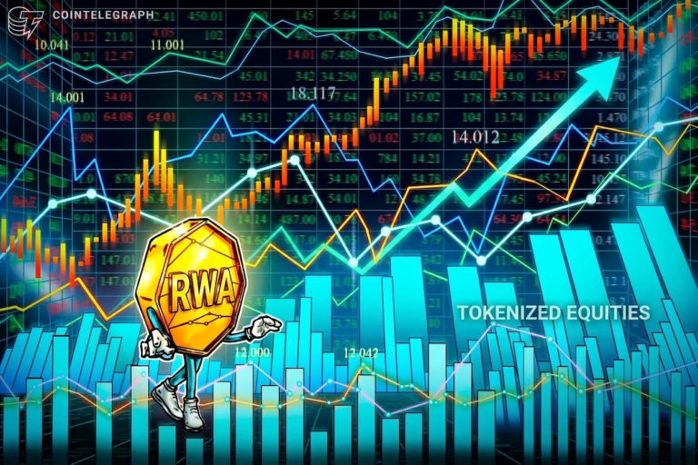 Tokenized stock transfer volume jumps 415% in 30 days to $29.5B