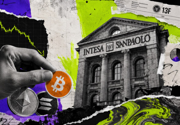 Italy’s biggest bank just slashed its Bitcoin ETF call position by 99% to triple down on staked Ethereum