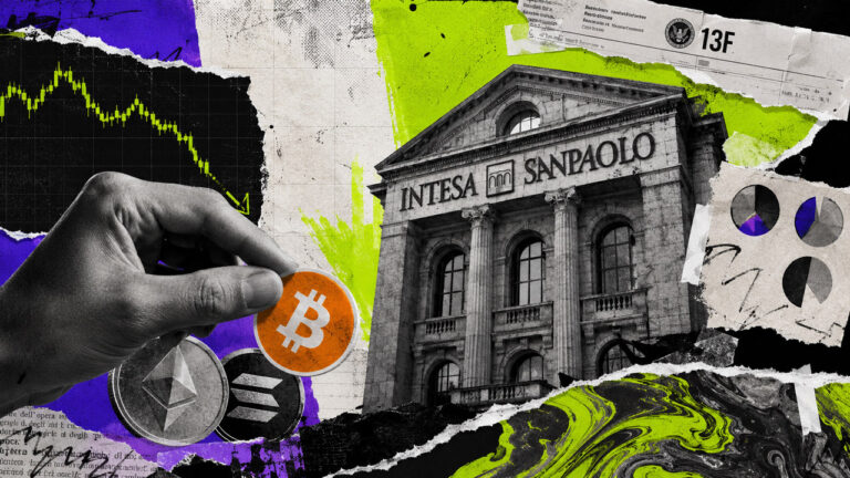 Italy’s biggest bank just slashed its Bitcoin ETF call position by 99% to triple down on staked Ethereum