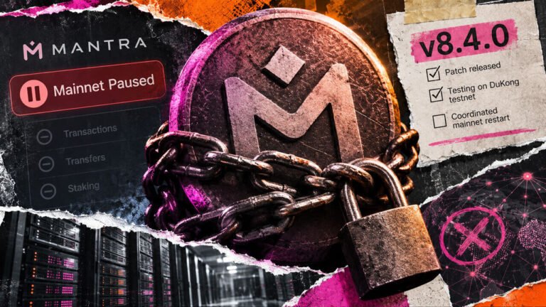 MANTRA Chain stays offline after exploit as Aug. 21 restart hinges on patch test