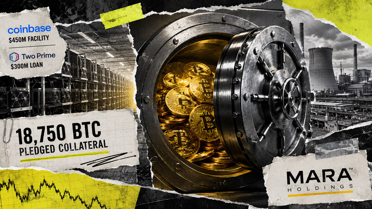 MARA sold almost all its mined Bitcoin, then pledged 18,750 BTC for an AI dream with no disclosed safety net