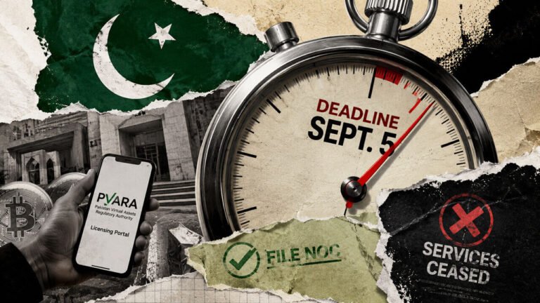 Pakistan gives crypto platforms a September 5 deadline to comply or leave