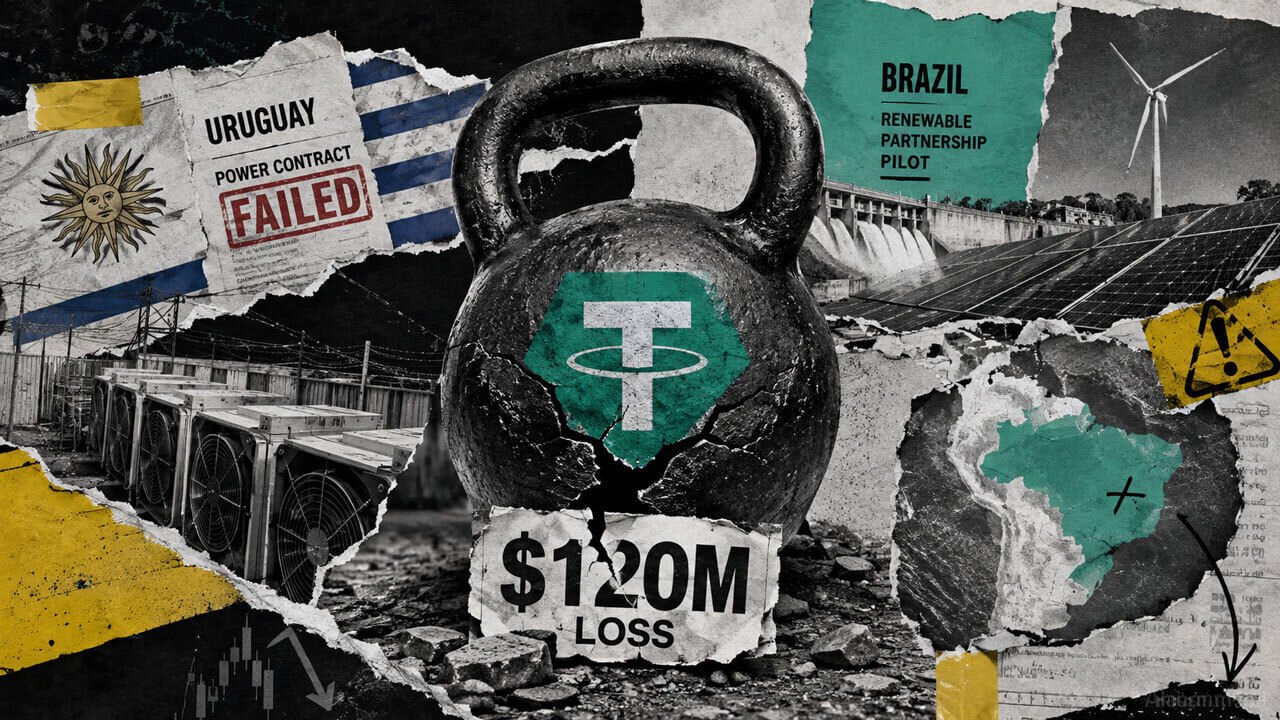 Tether’s $120 million Uruguay mining failure now shadows its next Bitcoin bet in Brazil