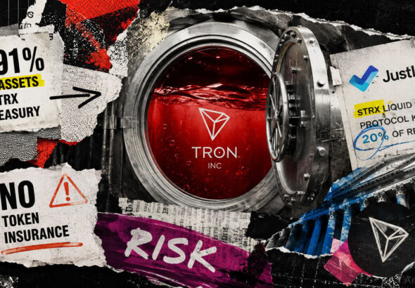 Tron Inc. put over 90% of assets behind an uninsured JustLend dependency as its TRX treasury kept growing