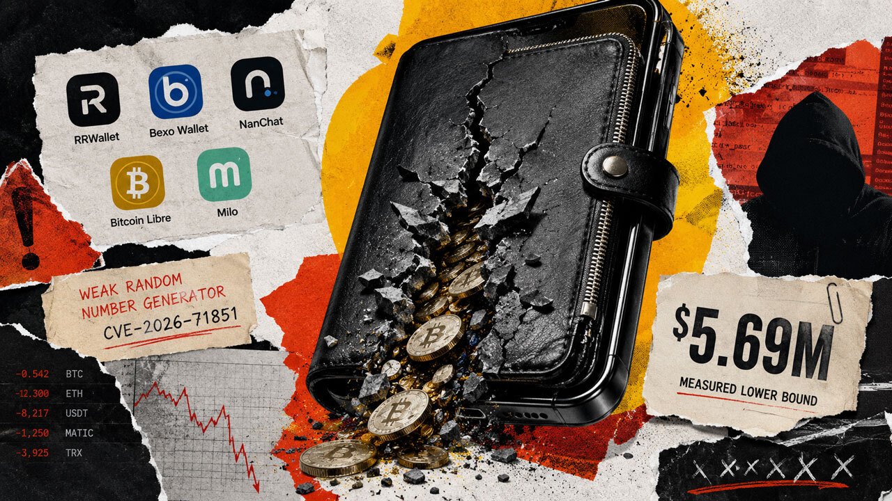 Crypto users lost at least $5.69 million because their wallet seeds were too predictable