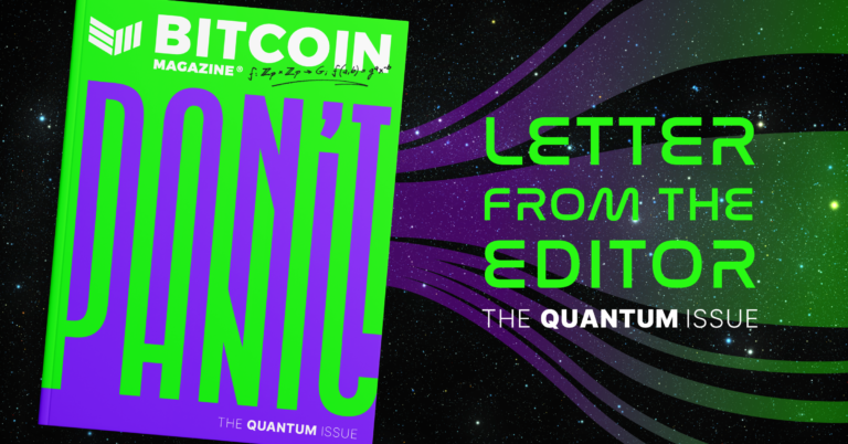 The Quantum Issue: Letter From The Editor